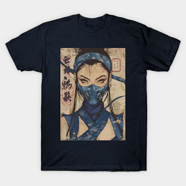 Kitana Mortal Kombat T-Shirt by moreirapod